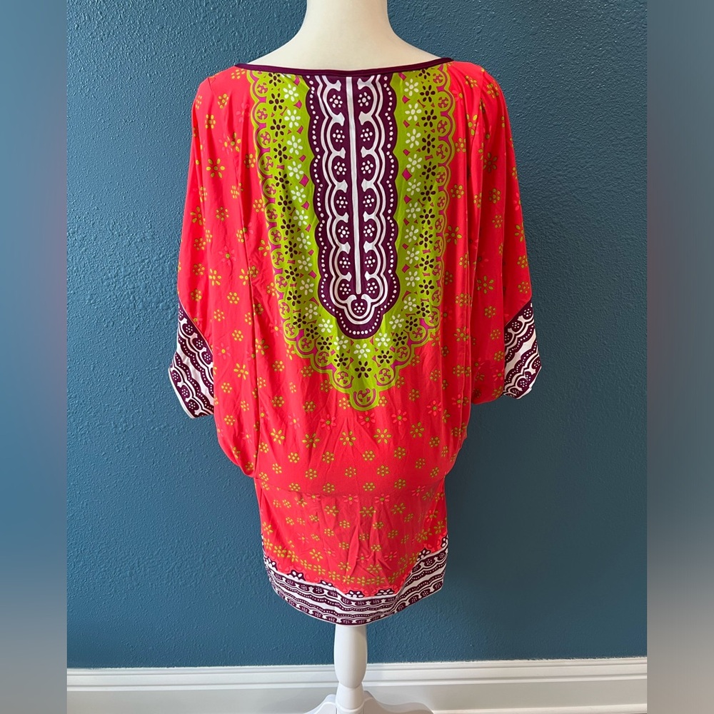 Trina Turk Seychelles Tunic Swim Cover Up Size Small - Picture 4 of 6